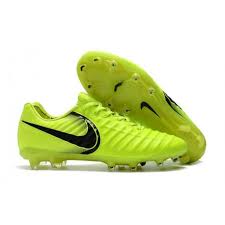Nike Tiempo Legend Vi K Leather Acc Fg Soccer Boots Fluo Yellow Black