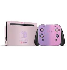 Pastel Pink Purple Hearts Switch Skin Nintendo Nintendo Switch Accessories Nintendo Switch