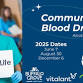 Community Blood Drive @ Alcott Center event image