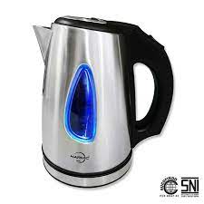 Bila pemanas air tidak berjalan sesuai fungsinya, tentu aktivitas mandi jadi tidak biaya kunjungan dan pengecekan (tanpa service)*. Jual Harnic Heles Teko Listrik Kettle Elektrik Pemanas Air Listrik Body Stainless Steel 1l Hl 6206 Terbaru Juni 2021 Blibli