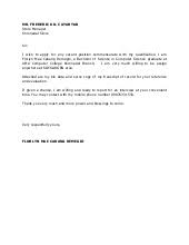 More images for simple application letter sample for any vacant position philippines » Application Letter
