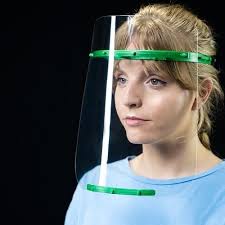 PPE Face Visors, Green Shields and Masks