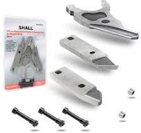 Amazon.com: SHALL Juego de repuesto de cuchillas de corte de calibre 14/16,  para corte de metal eléctrico SHALL (SH111002AE), corte limpio para chapa  ...