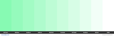 The green makes it an earthy, fresh color, while the blue adds a restful quality. Tints Xkcd Color Seafoam Green 7af9ab Hex Hex Rgb Codes