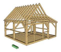 Timber Frame Cabin Plans Size 16 X 20 W Porch Two Doors Plans On 8 1 2x11 New Timber Frame Cabin Plans Timber Frame Cabin Shed Plans