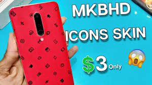 Mkbhd Icons Skin Only In 3 For One Plus 7 Pro In India Mac2droid Youtube