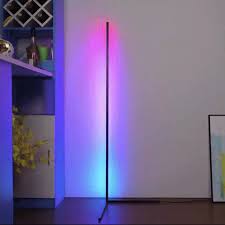 nordeco rgb 變色座地燈設計簡約 提供數十種rgb幻彩燈光變化 能瞬間改變你的房間效果 提升生活品味 nordeco rgb 變色座地燈可以通過附送的控制器隨意改變燈光顏色 亮度及變化 根據你的房間設計及心情隨意變動 多種顏色組合選擇 立 in 2021 floor lamp lamp