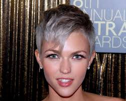 You can select pixie cut with short white hairstyle, which includes pointed hairs, straight hairs, curly hairs or trimmed hairs. 26 Delightful Really Short Hairstyles