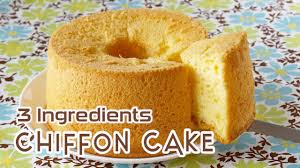 This is a perfect, fluffy sponge cake recipe. 3 Ingredient Chiffon Cake ææ–™3ã¤ã§ç°¡å˜ ã‚·ãƒ•ã‚©ãƒ³ã‚±ãƒ¼ã‚­ Ochikeron Create Eat Happy Youtube