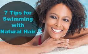 7 Tips For Swimming With Natural Hair Natural Hair Styles Swimming Hairstyles Hair Care Tips