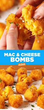 Mac Cheese Bombs Recipe Mac And Cheese Balls Recipe Mac And Cheese Bites Mac And Cheese