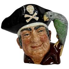 Royal Doulton Long John Silver Character Toby Jug Large