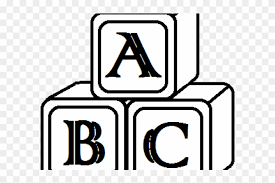 Abc alphabet blocks vector clipart / outline & stamp drawing . Abc Blocks Clipart Clip Art Free Transparent Png Clipart Images Download