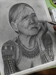 Maybe you would like to learn more about one of these? Apo Whang Od The Last Mambabatok Drawing