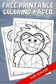 The coloring page is a collection of beautiful illustrations of folklore. Free Printable Abominable Snowman Yeti Coloring Sheet For Winter