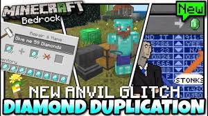 · now, store all your items into the chest. Minecraft Bedrock New Anvil 1 12 Duplication Glitch Tutorial Mcpe Bedrock Glitch Tutorial