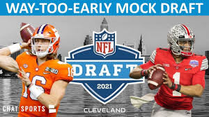 2021 Nfl Mock Draft Way Too Early Edition Youtube