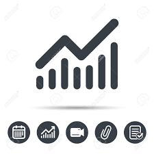 graph icon business analytics chart symbol calendar chart