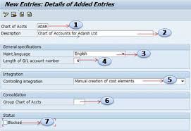 How To Create New Chart Of Accounts In Sap Chart Of