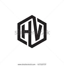 Hv Initial Letters Looping Linked Hexagon Monogram Logo Monogram Logo Design V Logo Design Monogram Logo