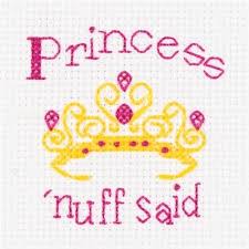 Baseball cross stitch pattern for instant download Bucilla 45450 Princess Nuff Said Mini Counted Cross Stitch Kit 5 125 Inch By 7 625 Inch Bucilla Http Www A Cross Stitch Cross Stitch Funny Cross Stitch Art