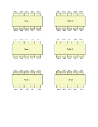 69 Particular Dinner Party Seating Chart Template