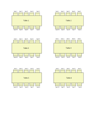 69 particular dinner party seating chart template