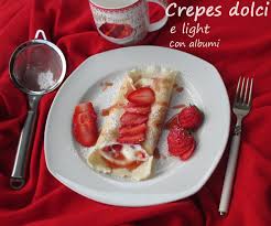 50 g farina (mista, io avena e farro), 110 ml albume, 130 ml latte, 5 g semi di chia. Crepes Light Con Soli Albumi Dal Dolce Al Salato Con Lucia