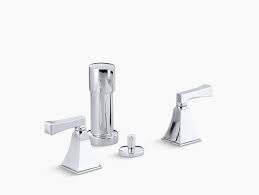 The memoirs collection with stately design draws its inspiration from traditional furniture and architectural elements. K 470 4v Memoirs Stately Bidet Faucet With Deco Lever Handles Kohler