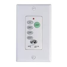It is compatible with fans equipped with either cfls or incandescent bulbs, and has a. Hampton Bay Ceiling Fan Wall Switch 9050h The Home Depot