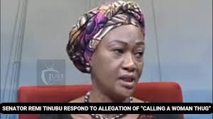 Representative oluremi tinubu, wife of former lagos state lead representative and apc national pioneer, bola tinubu, created a ruckus as she considered a lady a hooligan during a warmed contention at the constitution review hearing. Finally Senator Remi Tinubu Respond To Allegation Of Calling A Woman Thug Youtube