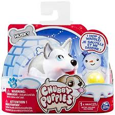 Chubby puppies is a line of electronic animals (puppies, cats, rabbits, bears, horses, etc) by spin master. Chubby Puppy Toys
