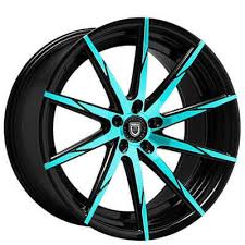 Black And Blue Rims 20 Details About 4ea 20 Staggered Lexani Wheels Css 15 Custom Color Rims S5 Color Rims Aftermarket Wheels Wheel