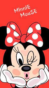 Minnie Mouse Buku Mewarnai Wallpaper Kartun Kartun Disney