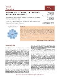 The fourth industrial revolution, or industry 4.0. Art 2016 Industry 4 0 A Review On Industrial Automation And Robotic Internet Of Things Robot