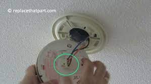 More often than not, changing the batteries will eliminate that annoying sound coming from your smoke detector. How To Replace The Battery In The Firex Smoke Alarm Padc240 An Illustrated Tutorial In 19 Steps Replacethatpart Com