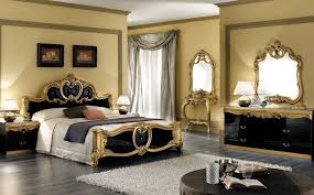 Black And Gold Bedroom Made In Italy Leather High End Bedroom Furniture Overland Park Kansas Esfbarocco Traditional Bedroom Design Master Bedroom Furniture Modern Bedroom Furniture