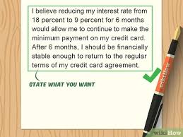 Check spelling or type a new query. 4 Ways To Write A Letter To Reduce Credit Card Interest Rates