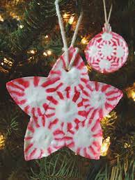 You will be the star baker! Peppermint Candy Christmas Ornaments Peppermint Candy Ornaments Peppermint Ornament Diy Christmas Ornaments