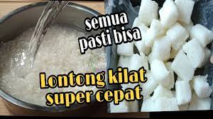 Air secukupnya (untuk merebus) cara membuat: Cara Membuat Lontong Kilat Cepet Anti Ribet Youtube