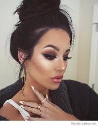 Top Bun And Glam Makeup Makeup Obsession Flawless Makeup Eye Makeup
