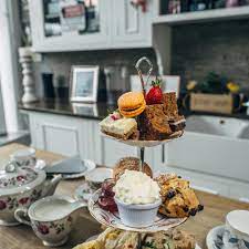 Afternoon Tea Corner Tree Cafe Aberdeen Scotland