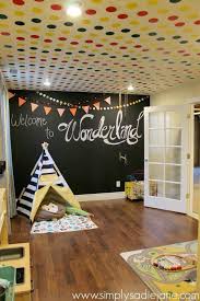 Want to learn how to paint a mountain mural your bedroom? Remodelaholic Playful And Blue Boys Playroom Decor And Inspiration