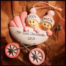 It comes in 14 different colors. Baby Twins First Christmas Ornament Girls Pink By Adornamentsny First Christmas Ornament Christmas Ornaments First Christmas