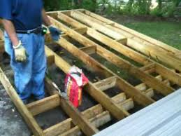 A deck, typically made of wood or composite product, is a by comparison, a patio is more often made of concrete or stone. How To Build A Patio Deck Youtube