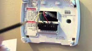 Fishing thermostat wiring is easy when done with care and caution: How To Wire A Sensi Thermostat Wifi Thermostat Youtube