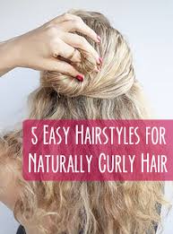 The right way to easily manage naturally curly hair would be to get the right haircut, use a lot of good moisturizers. 5 Easy Hairstyles For Naturally Curly Hair Curly Hair Styles Naturally Hair Styles Curly Hair Styles