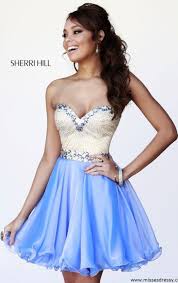 Images Strapless Homecoming Dresses Short Cocktail Dress Sherri Hill Prom Dresses