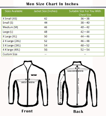 size chart online leather jackets usa leather factory