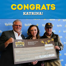 To Say Our Newest Cowboy Draw Jackpot Winner Has Great Timing Is An Understatement Katrina Who Owns Her Own Cleaning Busines Jackpot Winners Jackpot Lottery